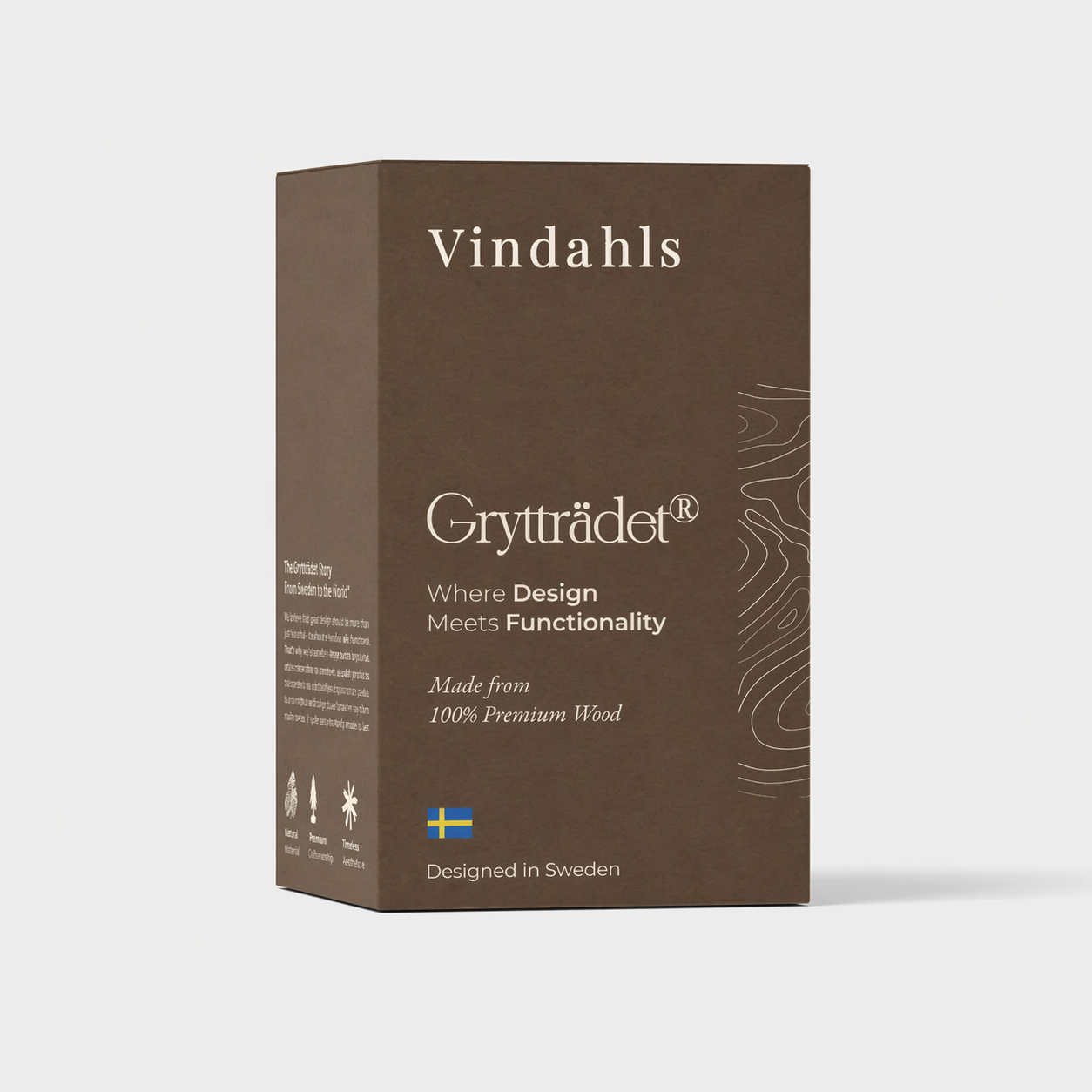 Grytträdet® Original | Pähkinäpuinen pannunalunen
