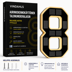 Vindahls talonumerot | Valaistut ja aurinkokäyttöiset